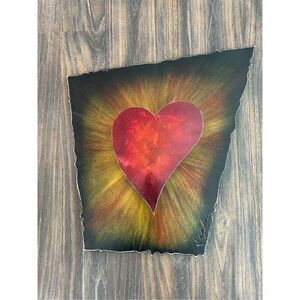 Steel Heart Art Piece